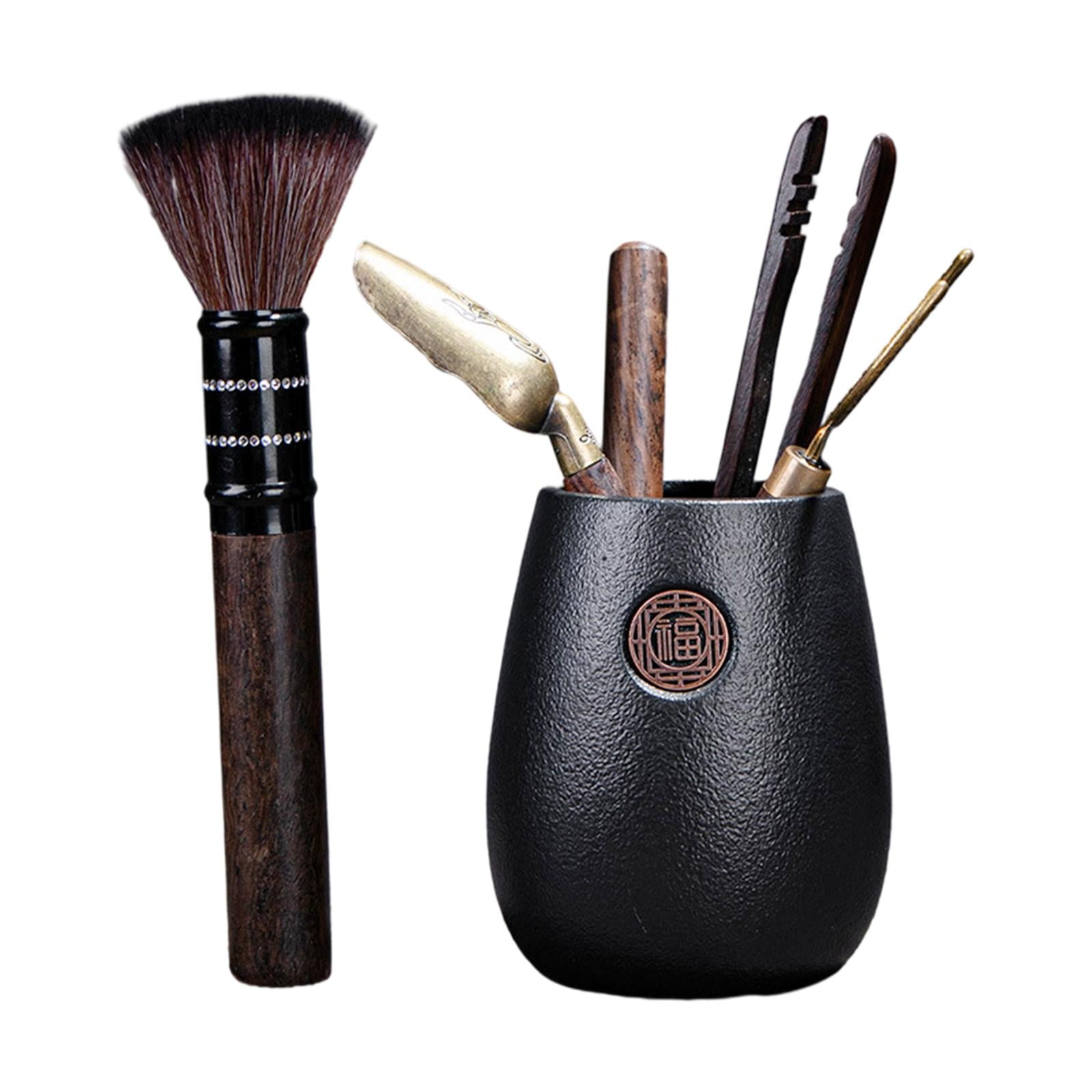 Cabilock 5pcs Chinese Kung Fu Tea Accessories Gong Fu Tea Tool Set Tea Needle Tea Spoon Tea Clip Tea Brush Tea Cup Fork for Gongfu Tea Ceremony Accessory Cabilock 5pcs Chinese Kung Fu Tea Accessories Gong Fu Tea Tool Set Tea Needle Tea Spoon Tea Clip Tea Brush Tea Cup Fork for Gongfu Tea Ceremony Accessory
