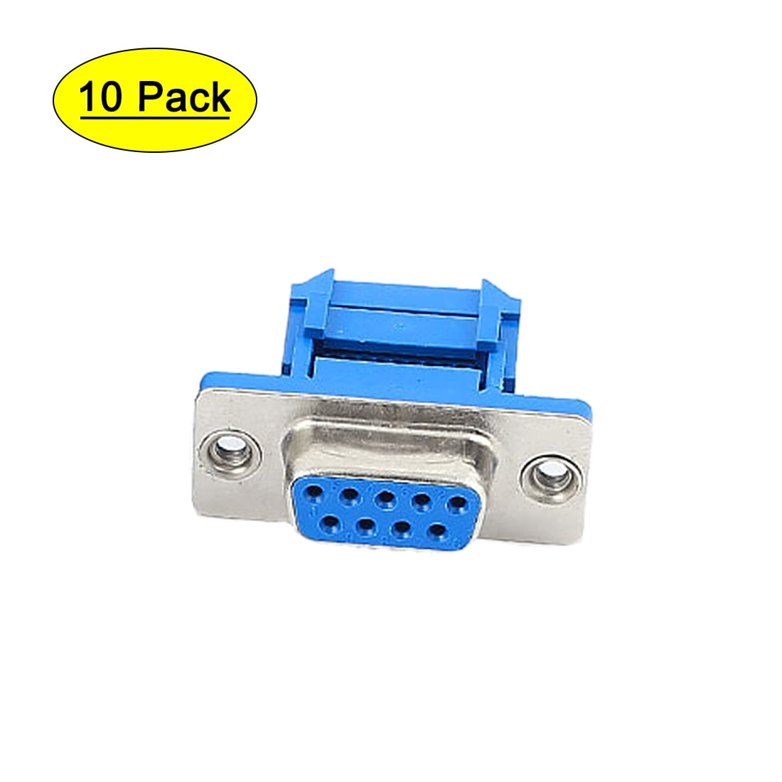Female IDC 2.54mm Pitch Connectors for Flat Ribbon Cable 2x25 10-Pack 50-Pin 
