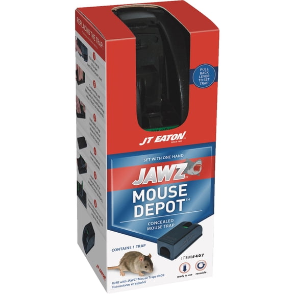 J.T. EATON 407 Jawz Depot Covered Mouse Traps