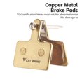 thumbnail image 3 of Bike Disc Brake Pads Copper-Based Semi-Metal Brake Pad Wear Resistant Brake Parts for Mountain Bike, 3 of 6