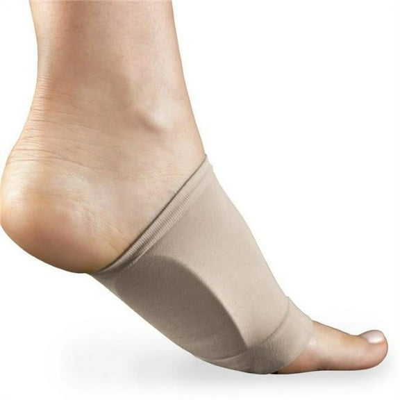 Dr Pillow BK1165 Men & Women Arch Support Sleeve with Gel Support, Nude
