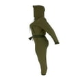 thumbnail image 4 of Women Hooded Tops Trousers Pocket Drawstring Elastic Waist Set, 4 of 7