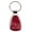 Burgundy, variant on Lincoln Nautilus Teardrop Key Chain (Silver)