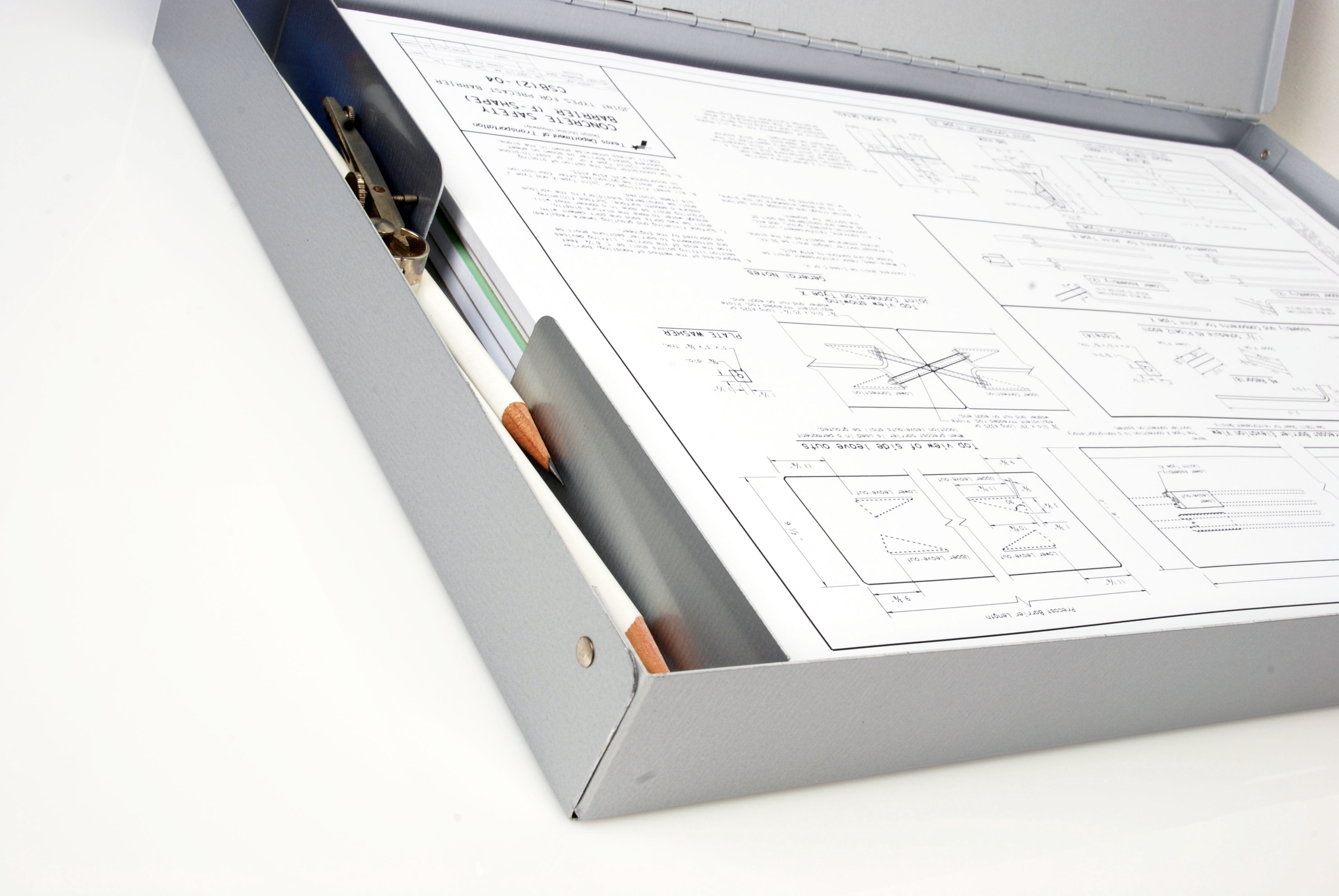 11x17 Clipboard Aluminum with High Capacity Clip & Storage Area