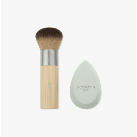 EcoTools Blend + Bur Makeup Brush & Sponge Duo, 2ct