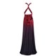 thumbnail image 3 of Vestido largo para mujer, vestido largo formal de fiesta de dama de honor fluido de noche Ombre Irfora borgoña/Extragrande, 3 of 7