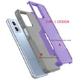 thumbnail image 4 of For Motorola Moto G Power/G 5G 2023 Case, Sturdy Phone Case for Moto G Power/G 5G 2023 6.5 inch ,Tekcoo Shockproof Heavy Duty Armor Hard Plastic & Rubber Rugged Bumper 2-in-1 Case Cover -Purple, 4 of 9