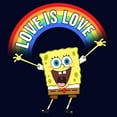 thumbnail image 2 of Men's SpongeBob SquarePants Rainbow Sponge Love  Graphic T-Shirt, 2 of 5