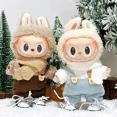 thumbnail image 5 of Para Corea Kpop Exo 15-17cm Labubu V1 V2 ídolo oso monos ropa regalo Mini ropa de muñeca de peluche accesorios de atuendo, 5 of 5