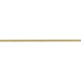 thumbnail image 3 of Primal Gold 14 Karat Yellow Gold 1.5mm Diamond-cut Parisian Wheat Chain Necklace, 3 of 4