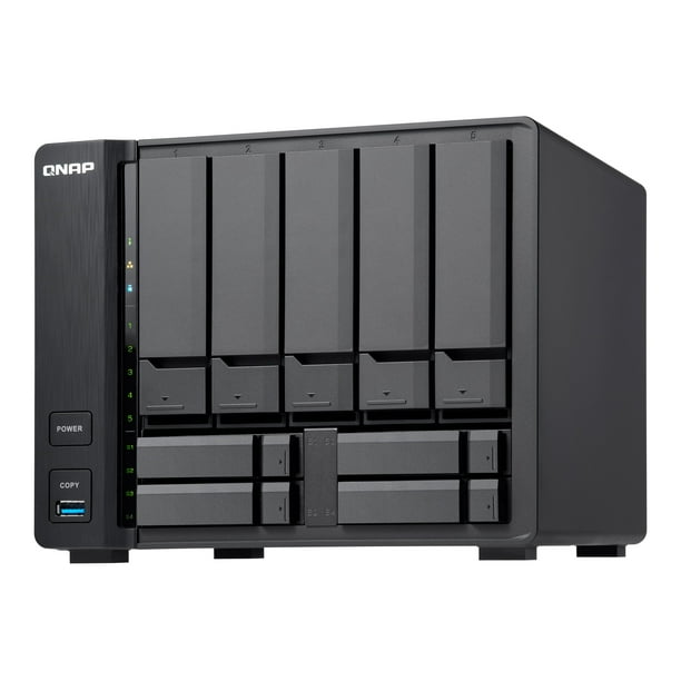 QNAP TS-963X - NAS server - 9 Baies - SATA 6Gb/S - RAID 0, 1, 5, 6, 10, 50, JBOD, 60 - RAM 2 GB - Gigabit Ethernet - iSCSI support