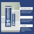thumbnail image 6 of Waterproof Silicone Sealant for Bathroom, Flexible Clear Adhesive Caulk for Kitchen, Moisture Resistant Gap Filler for Sink and Tub, 300ml Tube for Home Repair, 6 of 7