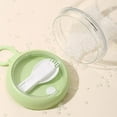 thumbnail image 4 of Salad Cup with Lid and Spoon 330 ml + 530 ml Double-Layer Portable Breakfast Container Green, 4 of 8