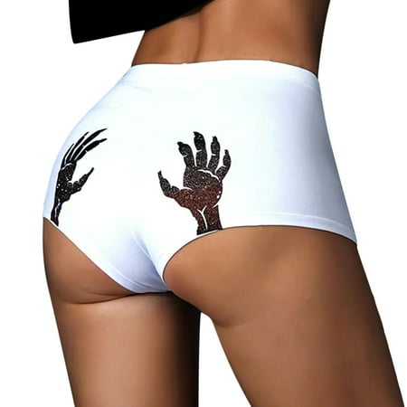Leather Panties for Women plus Size 1 Pieces Women Print Lingerie Temptation High Waist Panties Underwear Underwear Women Thong