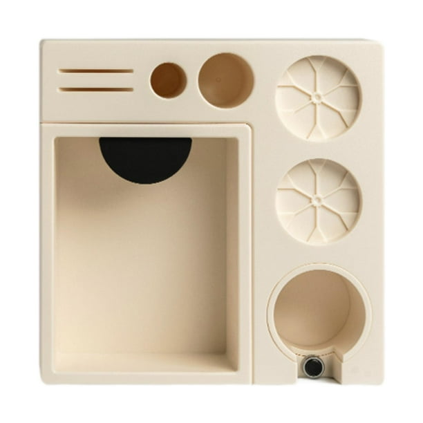 Café Organizer Box, estación de manipulación de espresso, práctica estación de soporte de tampas de café espresso organzador para barra de cocina