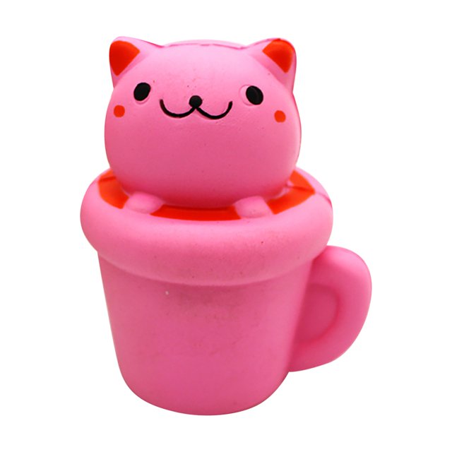 Juguete de descompresión de descompresión de gato lindo de simulación de juguete lento Wmkox8yii HAHFKSH872