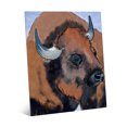 thumbnail image 1 of Buffalo on Violet | 16" x 20" Metal Wall Art, 1 of 1