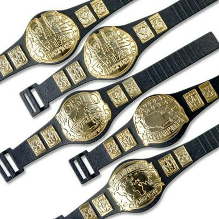 Set of 5 Championship Belts For WWE Wrestling Action