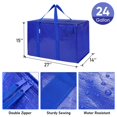 thumbnail image 3 of Bolsas de mudanza TICONN extra grandes, paquete de 12 con cremalleras y asas, 3 of 7