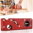 thumbnail image 4 of GGLD Professional Woodworking Chamfer Plane for Wood, Red, Aluminum Alloy & ABS Plastic, Woodworking-Chamfer-Planes, Wood Planer, Includes 7 Cutter Heads, 4 of 14