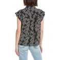 thumbnail image 2 of T Tahari womens  Extended Shoulder Blouse, xs, Black, 2 of 3