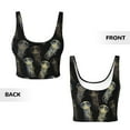 thumbnail image 5 of Kdxio Jellyfish Print Workout Crop Tank Top for Women Racerback Yoga Tank Tops Athletic Sports Shirts Exercise Undershirts, 5 of 9