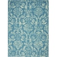 thumbnail image 2 of Nourison Bliss Vintage Farmhouse Blue 4' x 6' Area Rug, (4' x 6'), 2 of 6