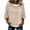 Khaki #13, variant on WULMLEO Hoodies for Women 3/4 Sleeve Hooded Sweatshirt 2026 Lightweight Athletic Pullover Comfy Tops Casual Comfort Travel Sweaters Blue S