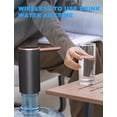 thumbnail image 4 of Dispensador de botella de agua, bomba de botella de agua eléctrica plegable, bomba de agua potable automática, bomba de agua de carga USB tipo C para botella universal de 1-5 galones, dispensador de agua portátil de bajo ruido brillar Electrónica, 4 of 5