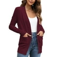 thumbnail image 1 of HKEDES Cardigan pour Femmes Cardigan Léger Décontracté en Tricot Chandails pour Femmes P-2x, 1 of 13