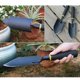 thumbnail image 5 of Pala de jardín de 2 piezas: paleta de mano de jardinería resistente, paleta de jardín de acero al carbono con mango de goma, plantación de suelo diligente, trasplante de excavación, 5 of 5