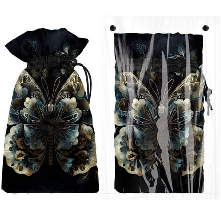 

Josid Butterfly Pattern Reusable Outdoor Faucet Insulation Covers Waterproof and Freeze-Resistant Spigot Protector Bags 2 Pack 11 x 6.9