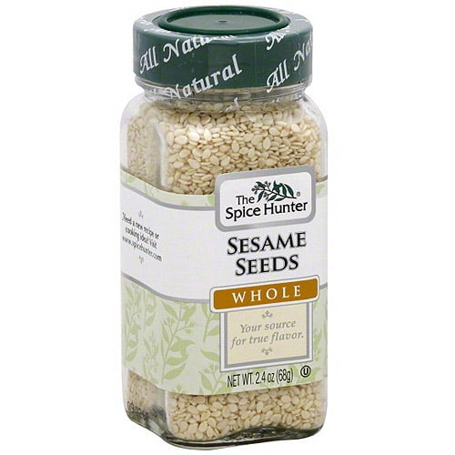 The Spice Hunter Whole Sesame Seeds, 2.4 oz (Pack of 6)