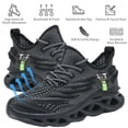 thumbnail image 3 of PPCHVOMEY Comfort Men&Women Shoes Fashion Sneakers for Women Men Breathable Lightweight Tennis Sneakers Running Walking Sneakers with Blade Non Slip Sole, 3 of 9