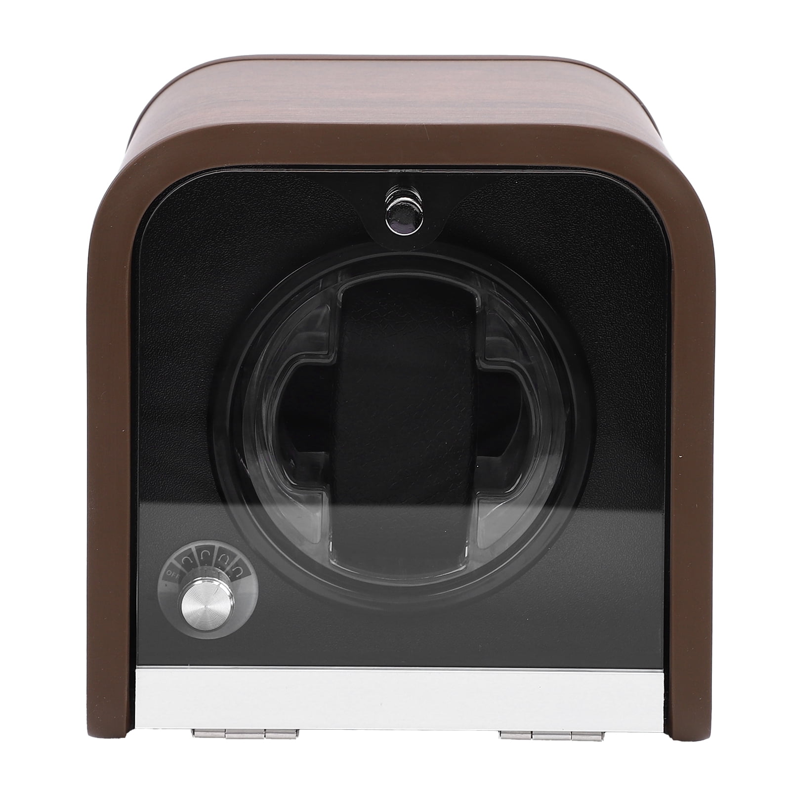 NFTIGB Mechanical Watch Winder 5 Modes Adjustable Automatic Wood Storage Box Dual Power Supply Quiet Motor Watch Display Shaker for Home Office, 8.66 inches / 22.0 cm