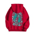 thumbnail image 7 of Bibifish Womens Hoodies Ocean Protection Graphic Printed Hoodies Drawstring Funny Graphic Long Sleeve Hooded Sweatshirts With Pockets, 7 of 7