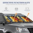 thumbnail image 4 of Vsdgher Halloween Fruit Platter Print Car Windshield Sun Shade, Reflective Sunshade Window Sunshade Sun Visor Protector Fit for Cars,Trucks,SUVs-Large, 4 of 6