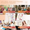 thumbnail image 6 of Academic Planner 2026-2027 Calendar Notebook(Jul.2026-Jun.2027,6.3"x8.5") Weekly Monthly Planner for Women Men 2026-2027 Planner Supplies-Flower, 6 of 9