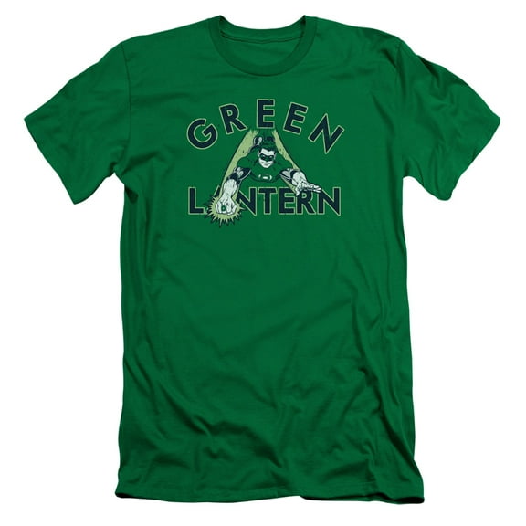 DC Comics In Flight S/S Adult 30/1 T-Shirt-Kelly Green