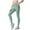Light Green, variant on OSOLU Women's New Push Up High Waist Lift Exercise Yoga Pants Workout Stretchy Running Tummy Control Joggers Bottoms Light Green XL