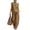 Light Brown #006, variant on Summer 2 Piece Sets for Women V Neck Halter Tops and Pants Set Lightweight Two Piece Linen Lounge Sets with Pockets, XL