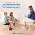 thumbnail image 3 of ECR4Kids Bentwood Stackable Stools, 12in Seat Height, Classroom Furniture, Earthtone, 6-Piece, 3 of 9