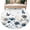 White, variant on Blue Floral 2'x6' Runner Rugs for Hallway Kitchen Bedside Non Slip Washable, Spring Watercolor Flowers Butterflies Beige Entryway Rug Runners with Rubber Backing, Long Carpet Runner for Laundry Room