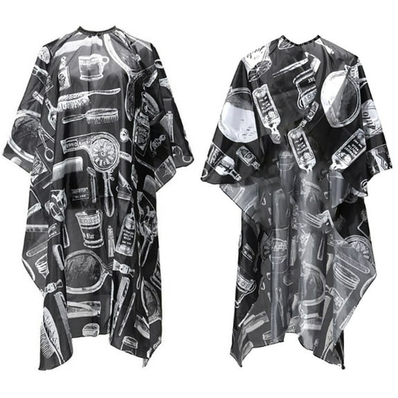 Barber Cape Hairdresser Apron - Hair Cutting Cape for Men and Women, Adjustable and Waterproof, Perfect for Hairdressing, Hair Coloring, and Beard Trimming