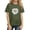 #A12-Army Green, variant on XADYUY Girls Top 10-12 Crewneck Daisy Flower Toddler Girls T-Shirts Summer Loose Short Sleeve Toddler T-Shirt Fashion Cotton Tops,Pink,11-12Years