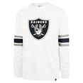thumbnail image 2 of Men's '47 White Las Vegas Raiders Gridiron Premier Brex Long Sleeve T-Shirt, 2 of 3