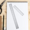 thumbnail image 5 of KAKOWELY student geometry set 6pcs Student Geometry Set Includes Protractor Triangle Rulers Semicircular Ruler and Straight Ruler, Clear Plastic Measuring Tools for School Office, 5 of 5