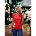 thumbnail image 2 of Beautiful Small Flowers Women T-Shirt, Female Small, 2 of 3