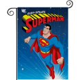 thumbnail image 1 of Superman-bandera de jardín temática. Regalo perfecto para fans, amigos y familiares, ideal para actividades al aire libre y decoración de fiestas.28CM*45CM, 1 of 5