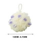thumbnail image 3 of Esponja de baño Estropajo corporal suave y no disperso | Luffa exfoliante suave de dos tonos para pieles sensibles | Espuma densa y espumosa | Tamaño grande de 4.7 pulgadas con lazo para colgar, 3 of 6